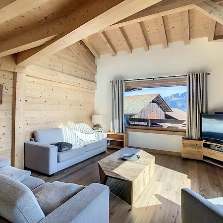 Apartment Duplex Neuf Avec Terrasse Face Au Mont Blanc, 3 Et Mezzanine, A 3 Km Du Centre De - Fr-1-560-65