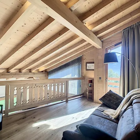 Duplex Neuf Avec Terrasse Face Au Mont Blanc, 3 Et Mezzanine, A 3 Km Du Centre De - Fr-1-560-65 Apartment Combloux